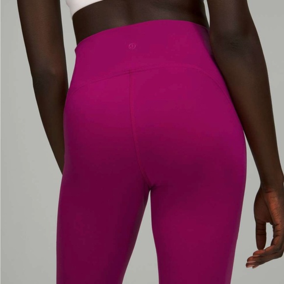 Lululemon Athletica Leggings - InStill High Rise Tight 25” Magenta Purple - Picture 4 of 10